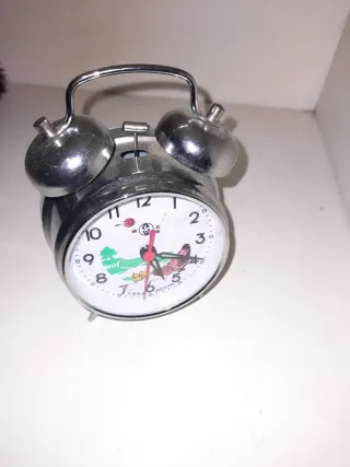 Relógio Despertador a Corda Vintage