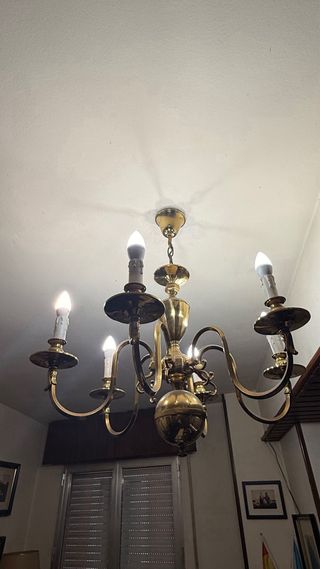 Lámpara de araña de cristales