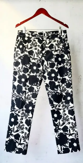 Pantaloni a stampa floreale taglia 40