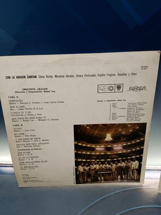 discos, LPs - orquesta Aragón - vol. 1 + vol. 2 (cuba, areito discos sin fecha)