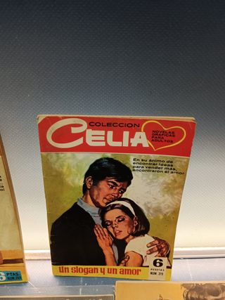 7 novelas PULP diferentes colección CELIA y mas