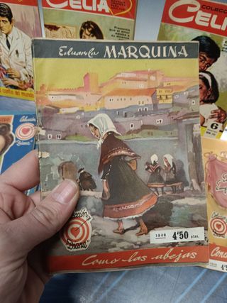 7 novelas PULP diferentes colección CELIA y mas