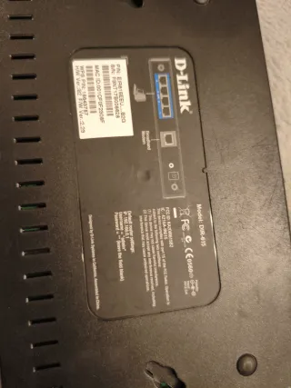 Router WiFi D-Link DIR-615 con fuente original