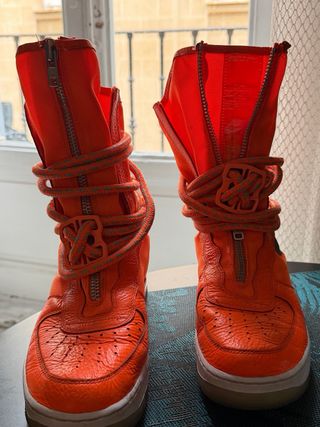Nike Air Force 1 Botas Naranja