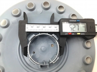 1 Centro de rueda New Beetle VW 195mm azul