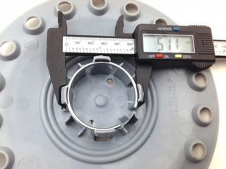 1 Centro de rueda New Beetle VW 195mm azul