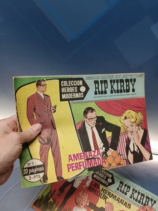RIP KIRBY Nº 1 Y Nº 5- COLECCION HEROES MODERNOS SERIE C - DOLAR 1958