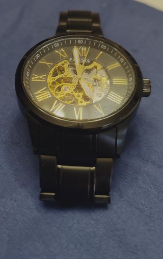 Reloj Fossil BQ2092 Negro y Dorado