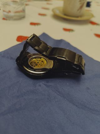 Reloj Fossil BQ2092 Negro y Dorado