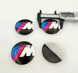 CHAPAS DE CENTRO DE RUEDA BMW M 56MM
