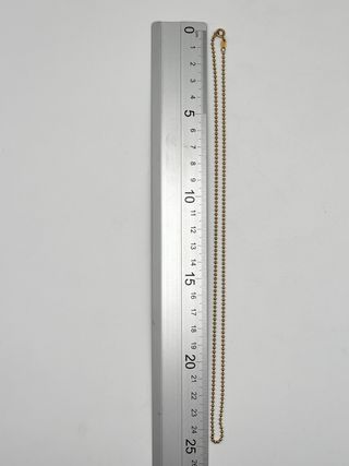 V438 CADENA ORO DE BOLAS