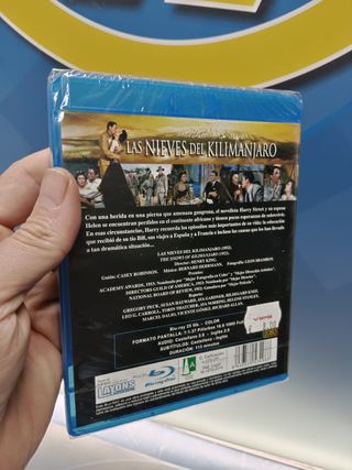 blu ray, LAS NIEVES DEL KILIMANJARO BLU-RAY DISC, nuevo, PRECINTADO, AVA GARDNER GREGORY PECK
