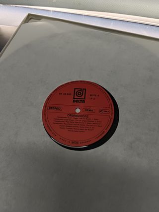 BOX, CLASICA vinilos, lps, DIE CHORE DER OPER