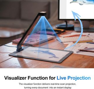 JOYUSING ScanPad100 escáner 13MP A4 OCR USB-C IA