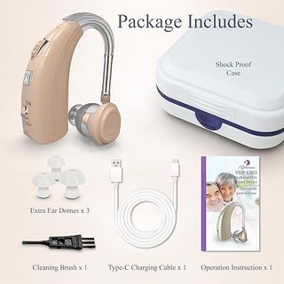 Dispositivo Sonido Inalámbrico Cancelación Beige