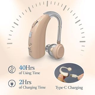 Dispositivo Sonido Inalámbrico Cancelación Beige