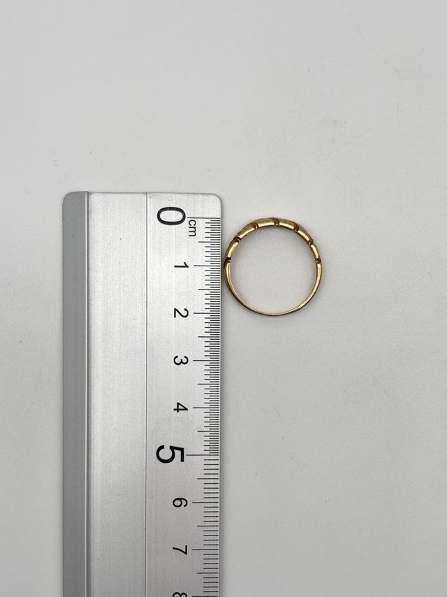 V447 ANILLO TRENZADO ORO