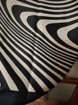 Foulard donna bianco e nero