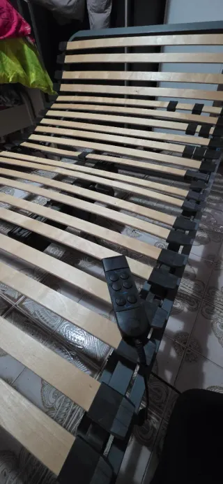 Cama eléctrica articulada con mando