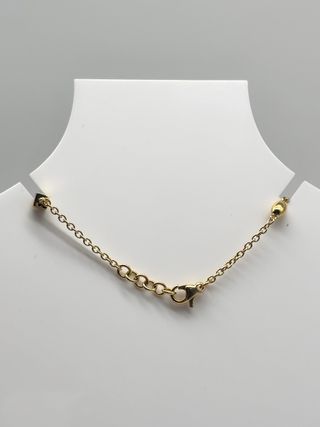 V481 CADENA ORO CUBOS Y BOLAS