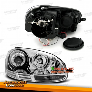 FAROS CCFL  OJOS DE ÁNGEL PARA VW GOLF V, 03-09,