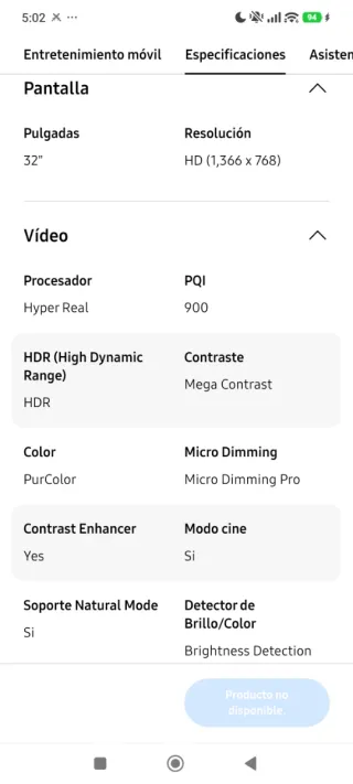 Samsung T4300 32 HD TV