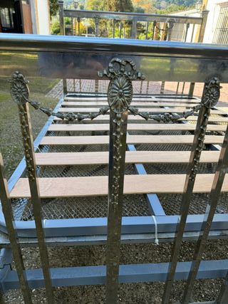 Estructura Cama Matrimonio Hierro Antigua