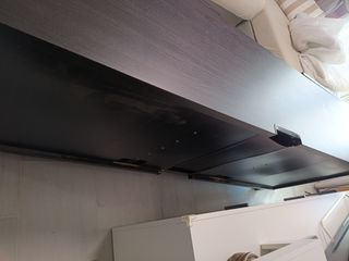 MUEBLE TV SALÓN IKEA NEGRO BESTA 180