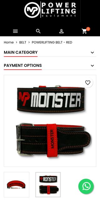 Cinturón Powerlifting Monster Profesional