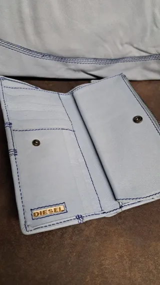 Set Borsa a Spalla e Portafoglio in Pelle Diesel Nuovi