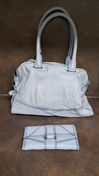 Set Borsa a Spalla e Portafoglio in Pelle Diesel Nuovi