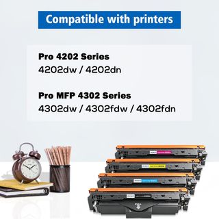 Chip toner ASEKER 220A/220X BKCMY per HP 4202-4302