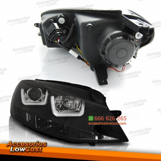 FAROS DELANTEROS CON DRL LED PARA VW GOLF VII, 11