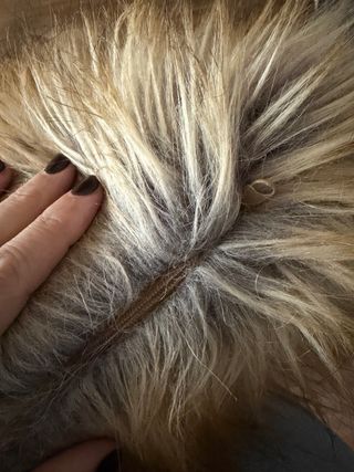 Cojin decorativo de pelo largo (2)