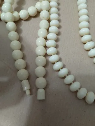 Set 2 collane simil avorio