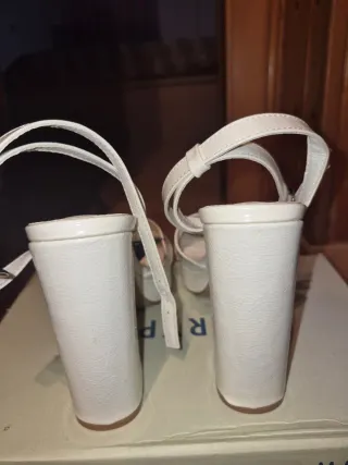 Pack 4 pares sandalias tacón plataforma T.37