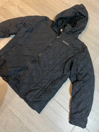 Chaqueta Columbia forrada mujer negra