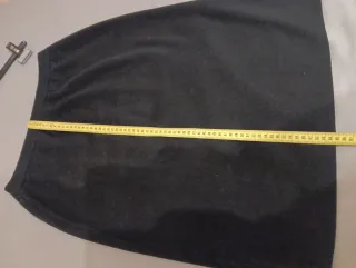 Falda de punto negra Talla L