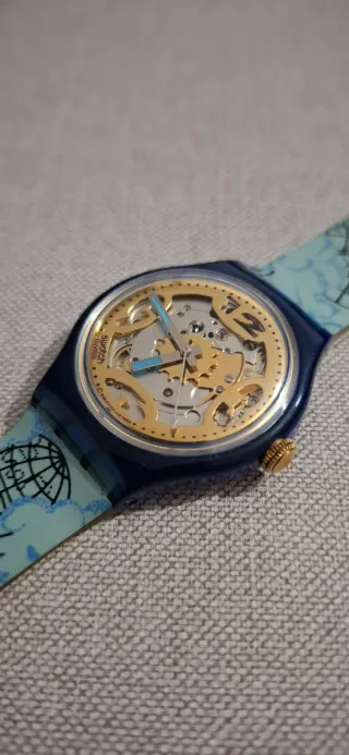 Orologio Swatch Automatico Mappamondo swiss
