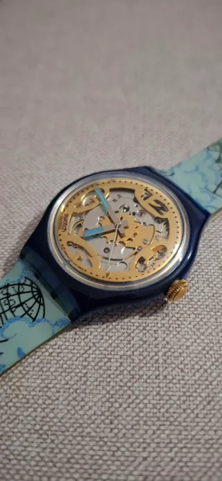 Orologio Swatch Automatico Mappamondo swiss