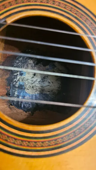 Guitarra Clásica Española Antigua + Funda clasica