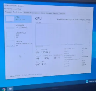 PC Gaming i7 8700k GTX 1060Ti