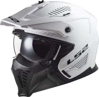 Casco LS2 Drifter Solid Blanco Moto Talla M
