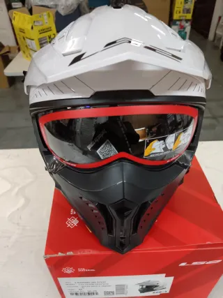 Casco LS2 Drifter Solid Blanco Moto Talla M