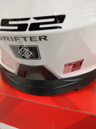 Casco LS2 Drifter Solid Blanco Moto Talla M