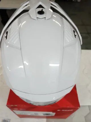 Casco LS2 Drifter Solid Blanco Moto Talla M