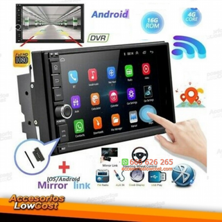 NAVEGADOR MULTIMEDIA 2 DIN UNIVERSAL CON ANDROID