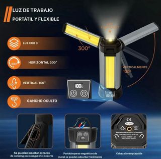 Luz LED Portátil Trípode Ajustable