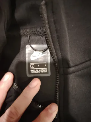 Chándal Nike Tech Fleece Talla L Negro