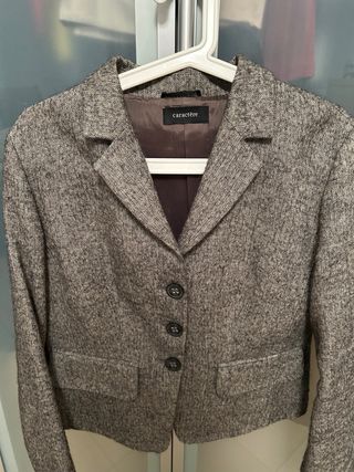 Giacca donna Caractère marrone/grigia